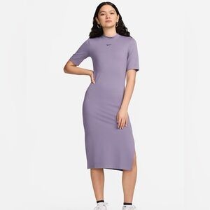 NIKE Womens tight midi dress
